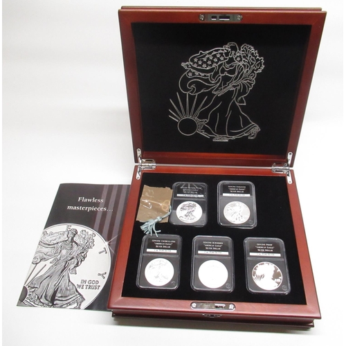 269 - 'The Complete Set of American Eagle Silver Dollars', in original case