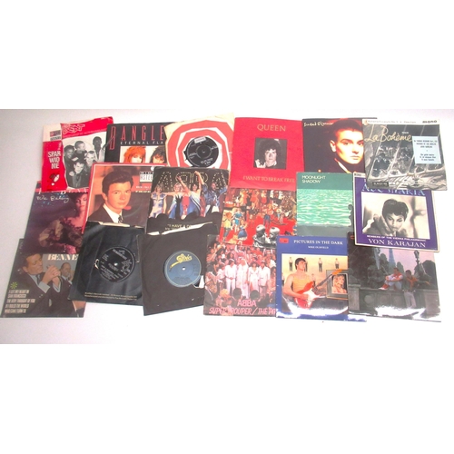 178 - Collection of 45' singles inc. The Police 'Every Breath You Take', 'Wrapped Around Your Finger', Tea... 