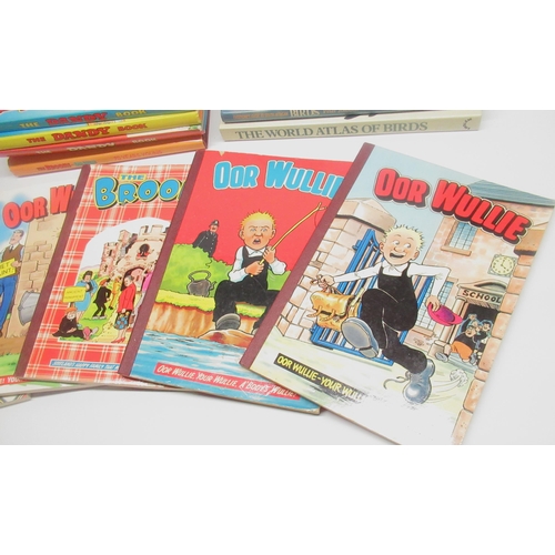 179 - Dandy, Oor Wullie and The Broons annuals, etc