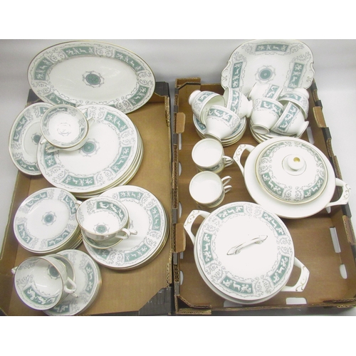 209 - Comprehensive Coalport Revelry-Adam Green dinner, tea and coffee service (2 boxes)