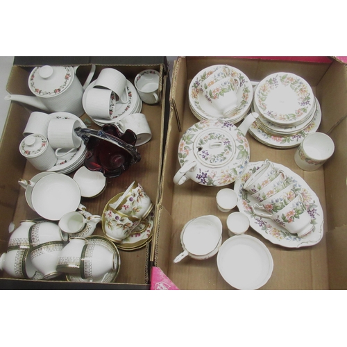 210 - Paragon Country Lane tea and dessert service, part Royal Grafton Majestic part tea service, Arzberg ... 