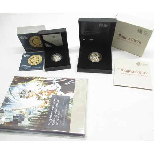 288 - Royal Mint 'The Last Round Pound' 2016 UK Silver Proof £1 Coin with original box and COA, Royal Mint... 