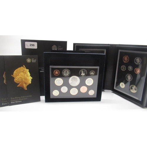 296 - Royal Mint 2015 The United Kingdom Definitive Proof Coin Set, and a Royal Mint 2007 Proof Coin Colle... 