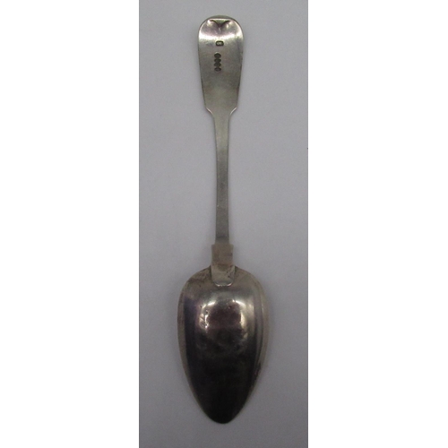 85 - Victorian, hallmarked Sterling silver mustard spoon with gilded bowl, by Chawner & Co., London, 1872... 