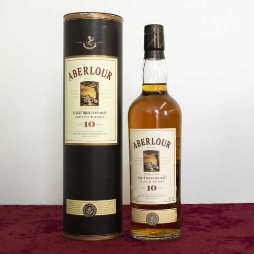 138 - Aberlour Single Highland Malt Scotch Whisky, Aged 10 Years,  40%vol 700ml, in tube, 1btl