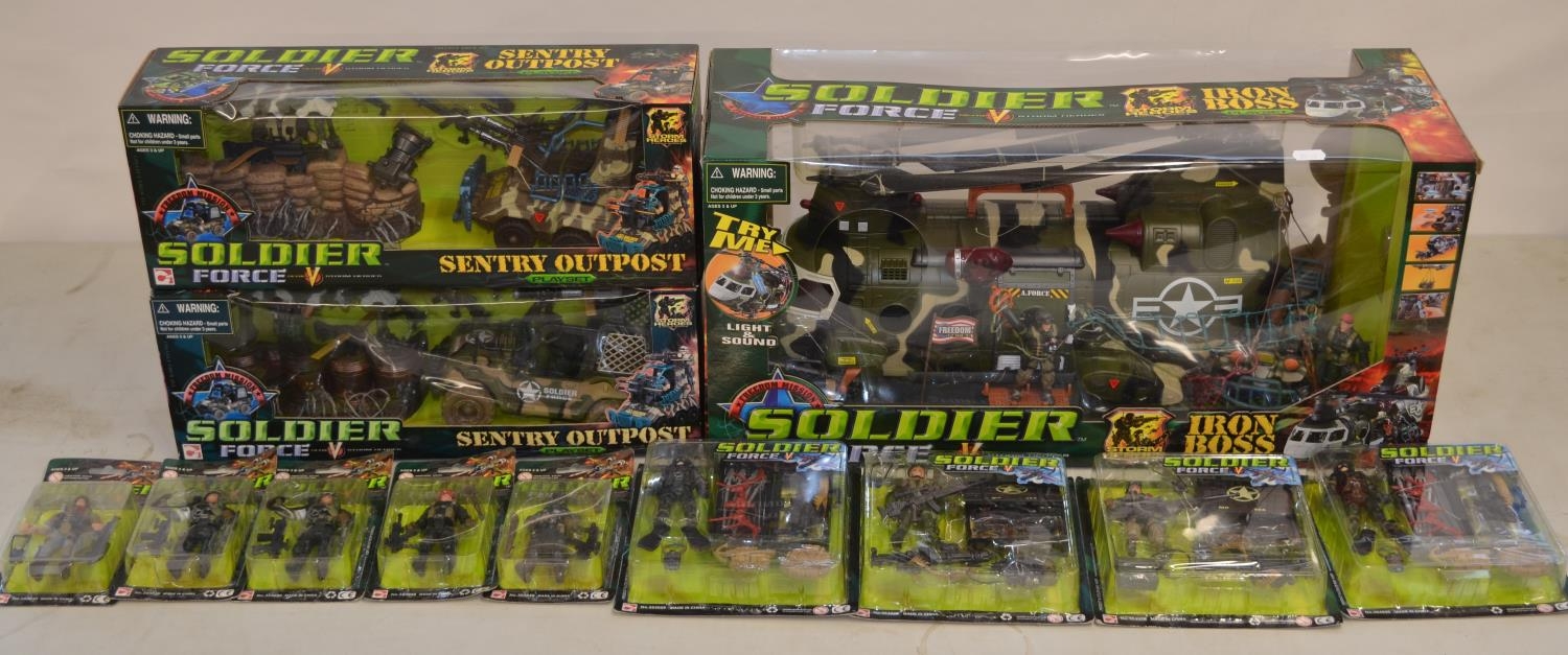3-soldier-force-v-boxed-playsets-by-chap-mei-including-2-sentry-post