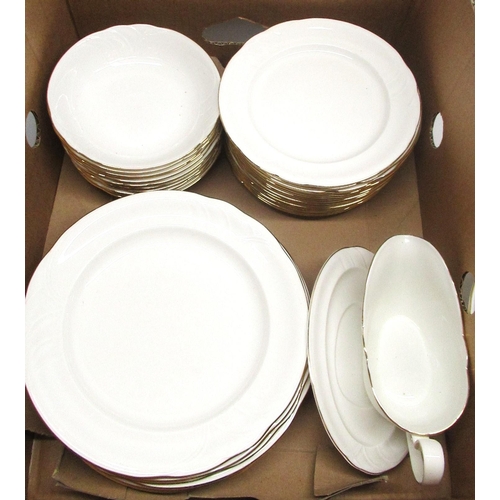 216 - Royal Albert Horizons Tiara dinner service, 8 + covers, dinner plates, side plates, dessert bowls an... 