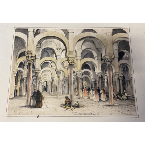 117 - After John Frederick Lewis (1804-1876); 'Gramada', 'Mosque at Condova' and 'Interior of a Posada', h... 