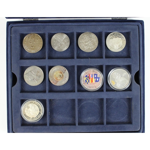 745 - Selection of commemorative crowns and other coins, mostly Royal Family related together with some co... 