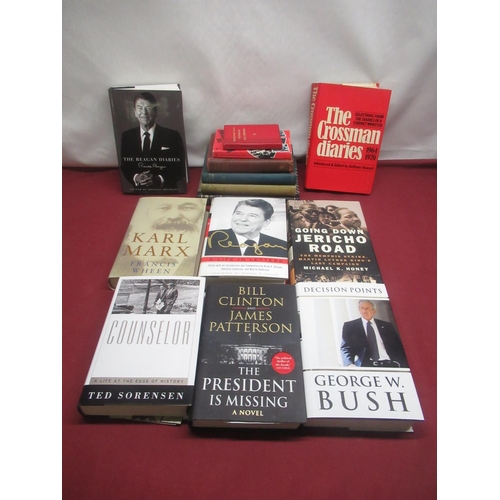 187 - Collection of Politics related books inc. biographies of American Presidents such as Ronald Reagan a... 