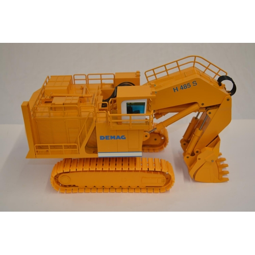 Boxed 1/50 scale diecast Demag 485S Hydraulic Excavator model (in