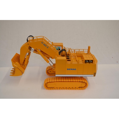 Boxed 1/50 scale diecast Demag 485S Hydraulic Excavator model (in