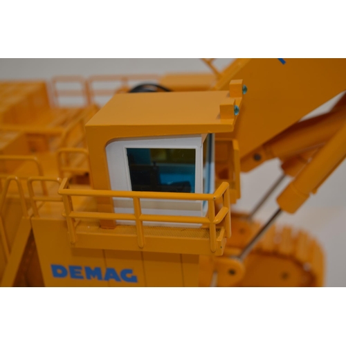 Boxed 1/50 scale diecast Demag 485S Hydraulic Excavator model (in