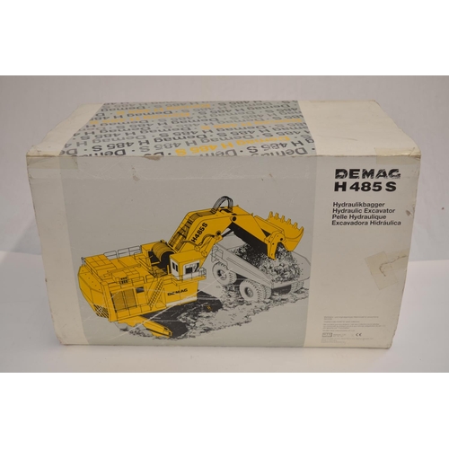 Boxed 1/50 scale diecast Demag 485S Hydraulic Excavator model (in
