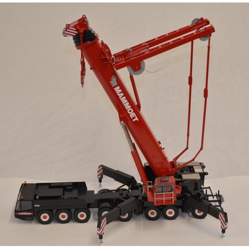 Boxed 1/50 scale diecast Mammoet Demag AC 500-1 mobile crane model