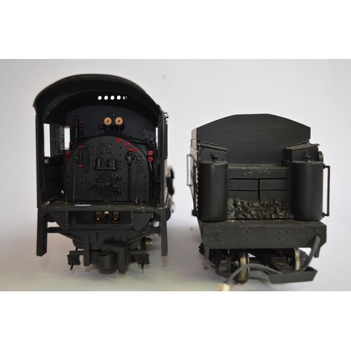 17 - Bachmann G-gauge 4-6-0 loco and tender. Both adapted/modified including paintwork to make the model ... 