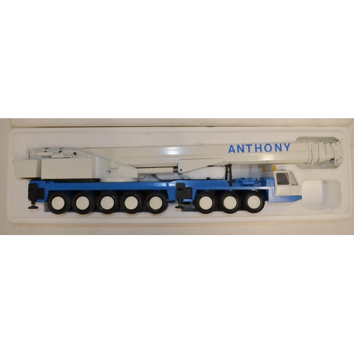 Boxed 1/50 scale diecast Krupp Autokran 250 GMT mobile telescopic crane  model by Conrad Models (mode