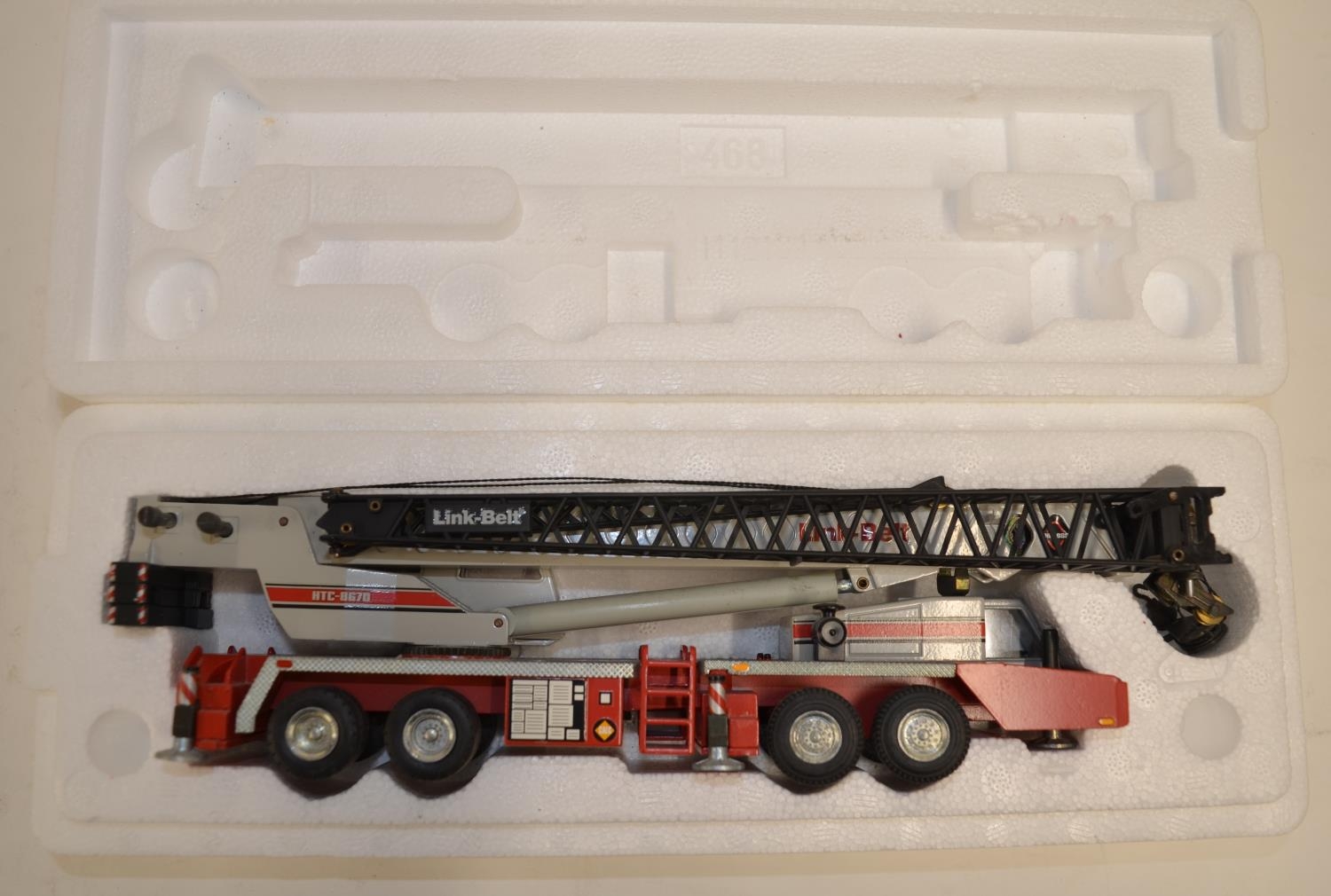 Link-Belt HTC-8670 油圧トラッククレーン 1:50スケール Boxed 1/50 scale diecast Link Belt HTC-8670 mobile telescopic