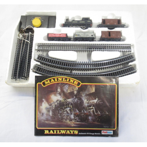 21 - Boxed Mainline British railways branch line freight electric train set (complete; in used condition)