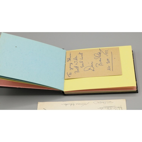 293 - Autograph album containing late 1960s/1970s Leeds United football club players' signatures including... 