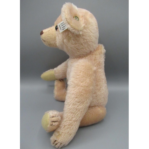 195 - Steiff 1908 replica bear in pink mohair with working growler mechanism, limited edition 171/3000, 35... 