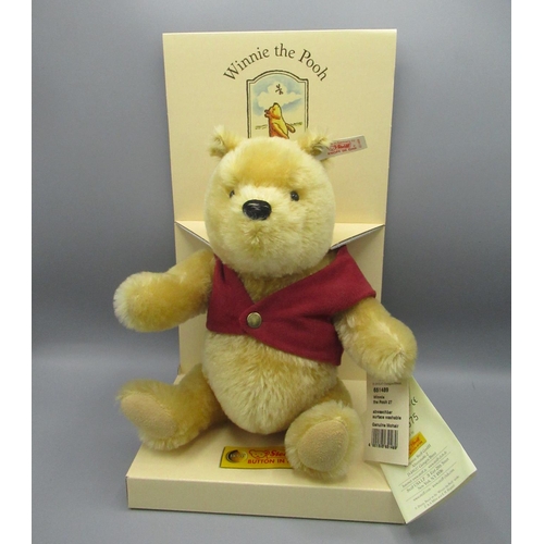 164 - Steiff Classic Winnie the Pooh, H27cm, limited edition 6975/10000, boxed