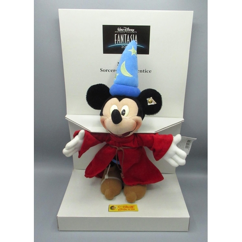 166 - Steiff Disney Fantasia 2000 Mickey Sorcerer's Apprentice, limited edition no.2902, H25cm, boxed