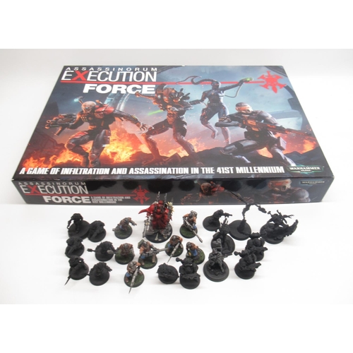 1433 - Warhammer 40k- Assassinorum Execution Force, with figures from box semi-painted