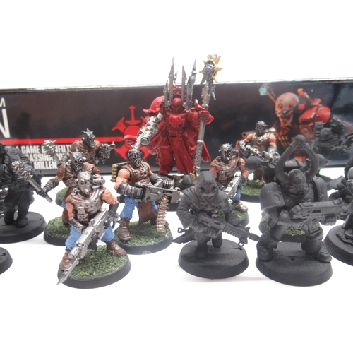 1433 - Warhammer 40k- Assassinorum Execution Force, with figures from box semi-painted