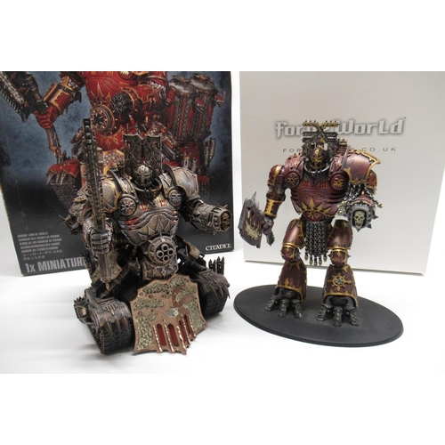 1435 - Warhammer 40k - Kytan Daemon Engine of Khorne, fully painted, with original box, and some spare part... 