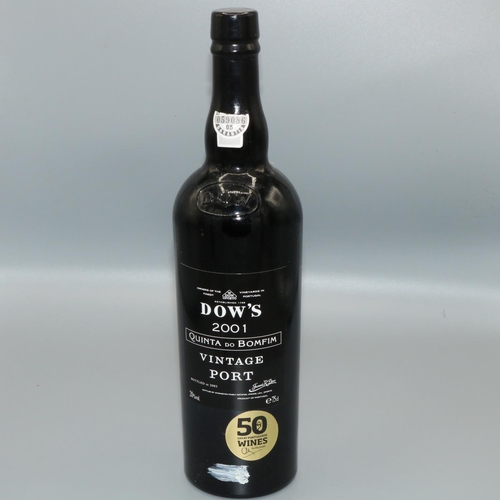 202 - Dow's 2001 Quinta Do Bomfim vintage port 75cl