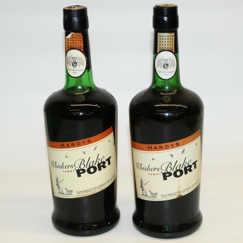 208 - 2x Hardys Whiskers Blake Tawny Port 750ml