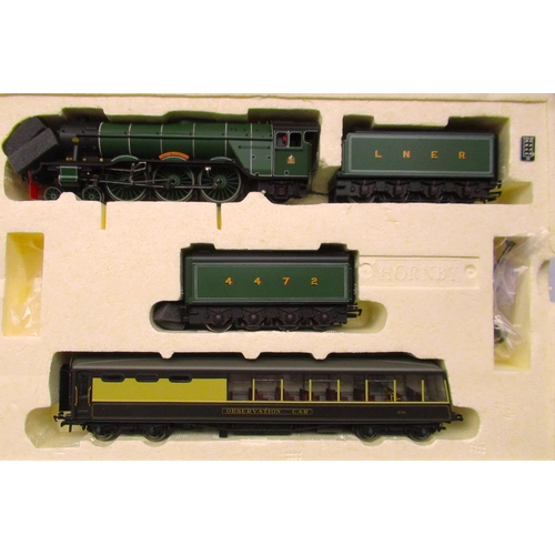 66 - Boxed Hornby flying Scotsman USA tour 1969 model with engine and tenders and an observation car