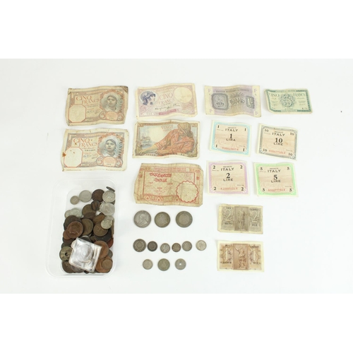 697 - Selection of world and commonwealth coins and notes, highlights include South Africa 1895 2 1/2 shil... 