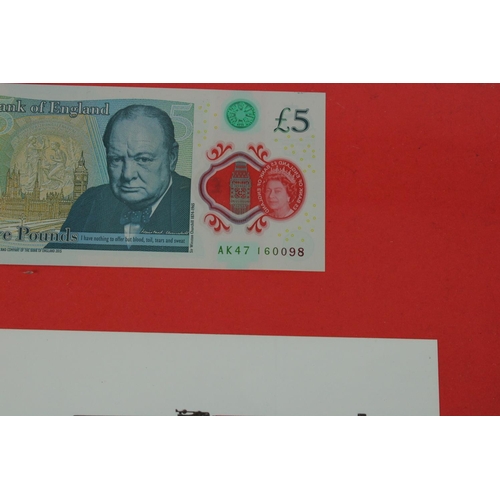 699 - Two 2015 UK Bank of England £5 bank notes with AK47 serial prefix, together with a selection of Brit... 