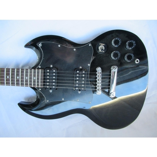 88 - Epiphone SG 6 string electric guitar, in ebony finish, made in Indonesia, model G-310/BK, serial no.... 