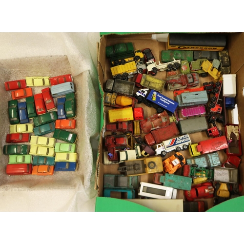 1494 - Mini Mix 00 Gauge commercial vehicles and cars and a collection of diecast models and other vehicles... 