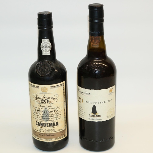 205 - 2x Sandeman 20-year-old Tawny Port 750ml