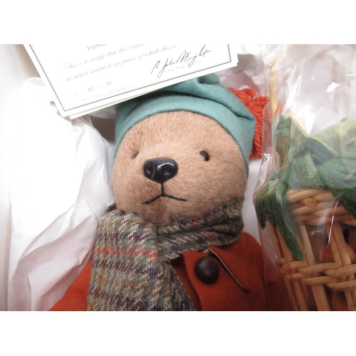 134 - R. John Wright Dolls Inc. Paddington Goes to Market H38cm, limited edition 255/500, with certificate... 