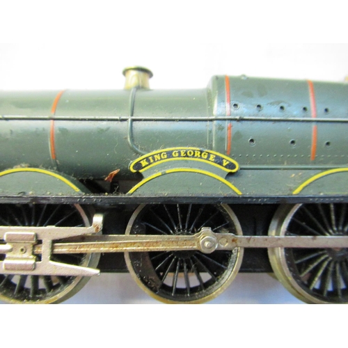 107 - Collection of Hornby vehicles inc. King George V 6000 locomotive with Great Western logos on tender,... 