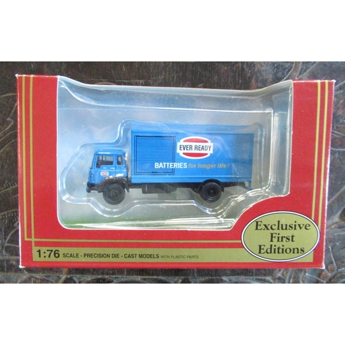 118 - Collection of exclusive first editions 1/76 scale models inc. Bedford TK box van, Bedford Arctic 1 a... 