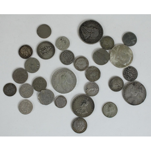 783 - Collection of mixed world and commonwealth coinage, some silver content, includes US, Australian, So... 