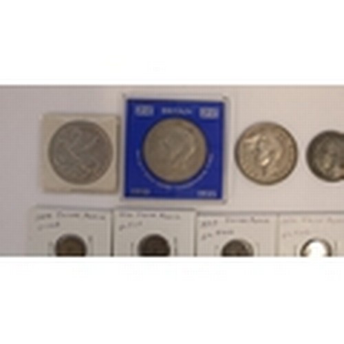 616 - Selection of GB post-1920 silver content coinage, threepence through to crowns, including two 1935 r... 