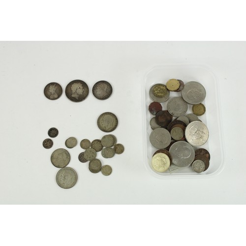 685 - Collection of mixed UK coinage, some early examples including Geo.III 1820 crown, Geo.IV 1821 half c... 