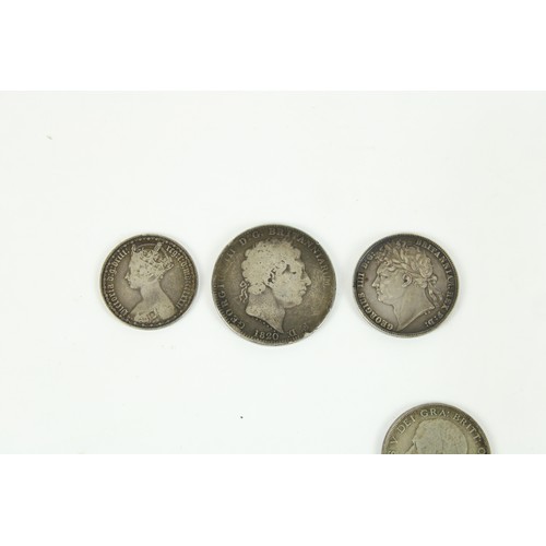 685 - Collection of mixed UK coinage, some early examples including Geo.III 1820 crown, Geo.IV 1821 half c... 