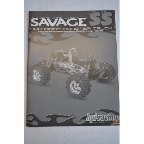 314 - HPI Racing Savage SS 4WD nitro powered Radio Control off road car, with a Hitec Ranger IIN transmitt... 