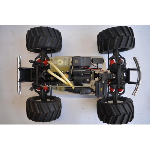 315 - Large Pro-Line 4WD nitro powered off road radio control car. Approx length 49cm.