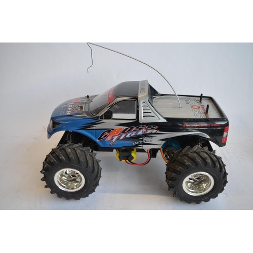 316 - Cross Tiger Super Motivation 1/10 scale battery powered 4WD off road radio control car with transmit... 