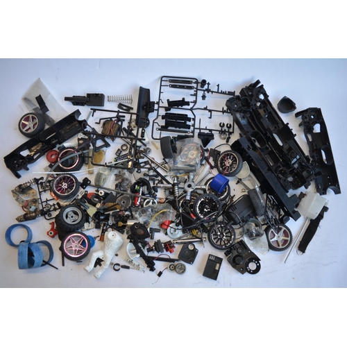 320 - Large collection of spare parts for radio control cars, from a wide variety of manufacturers includi... 