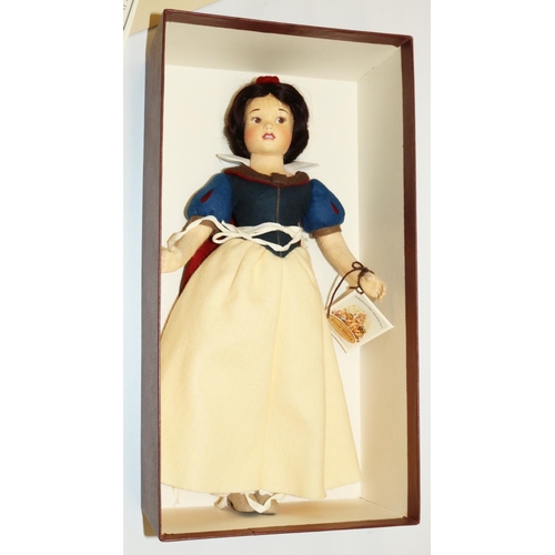 124 - R. John Wright Dolls Inc. 2003 rare artist's proof set of Walt Disney Snow White and the Seven Dwarf... 